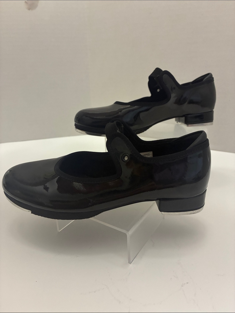 Women’s Black Patent Tap Shoes Size 12 1/2